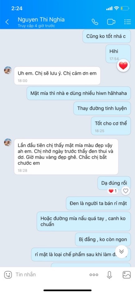 Mật mía Thượng Hạng làng Găng Nghệ An-chứng nhận chất lượng qtrsx nấu ăn sữa chua sữa hạt sữa thuần chay
