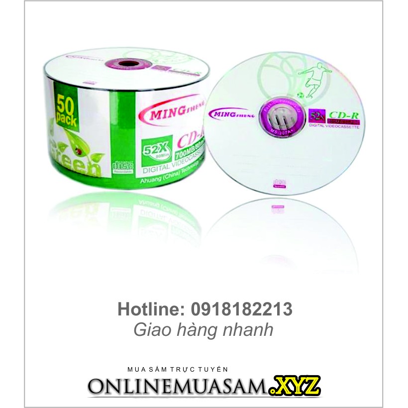 Bộ 10 đĩa trắng CD-R  720MB loại tốt | BigBuy360 - bigbuy360.vn