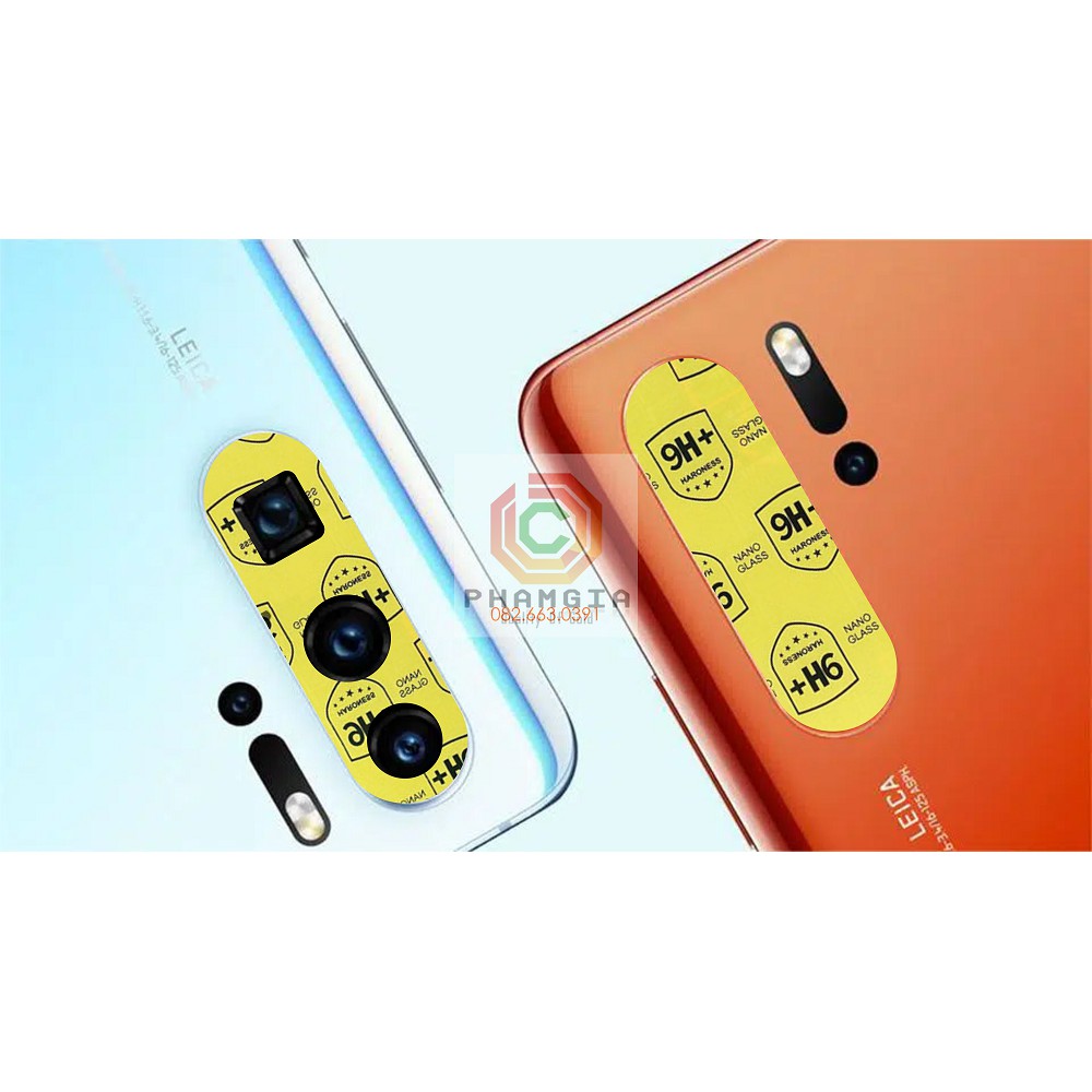 Cường lực camera Huawei P30 Pro nano siêu bền
