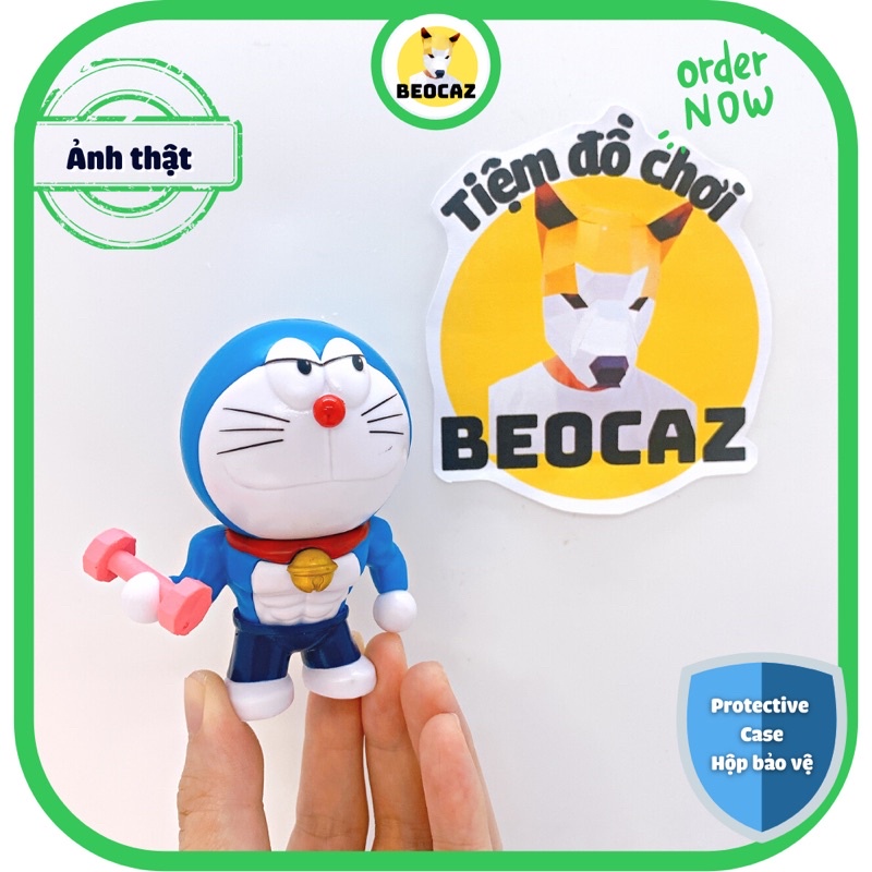 [Tặng Hộp Bảo Vệ] Mô hình Doraemon bé Mon Mèo Ú dễ thương hướng nghiệp đầu bếp bartender phù thủy cử tạ họa sĩ cứu hộ