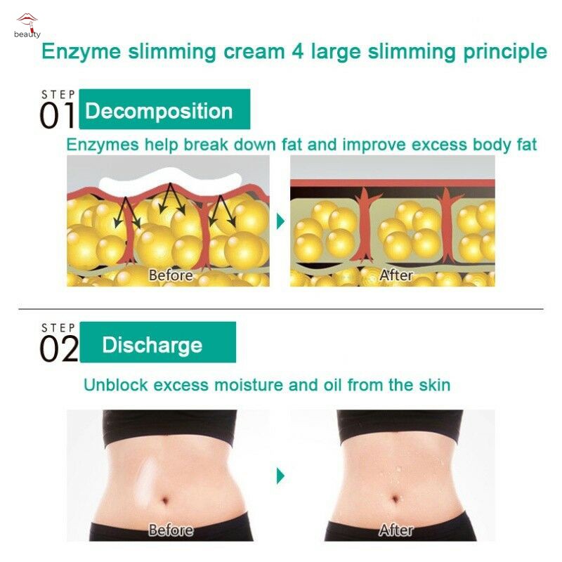 #Quan tâm# Slimming Cream Anti Cellulite Body Slimming Gel Reduce Excess Fat for Legs Abdomen Thighs