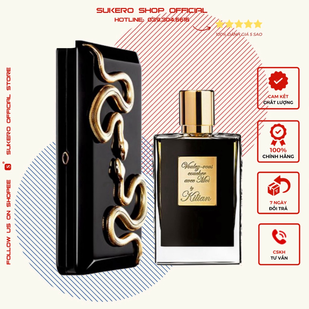Mẫu thử nước hoa Voulez-Vous Coucher Avec Moi By Kilian (Rắn đen)