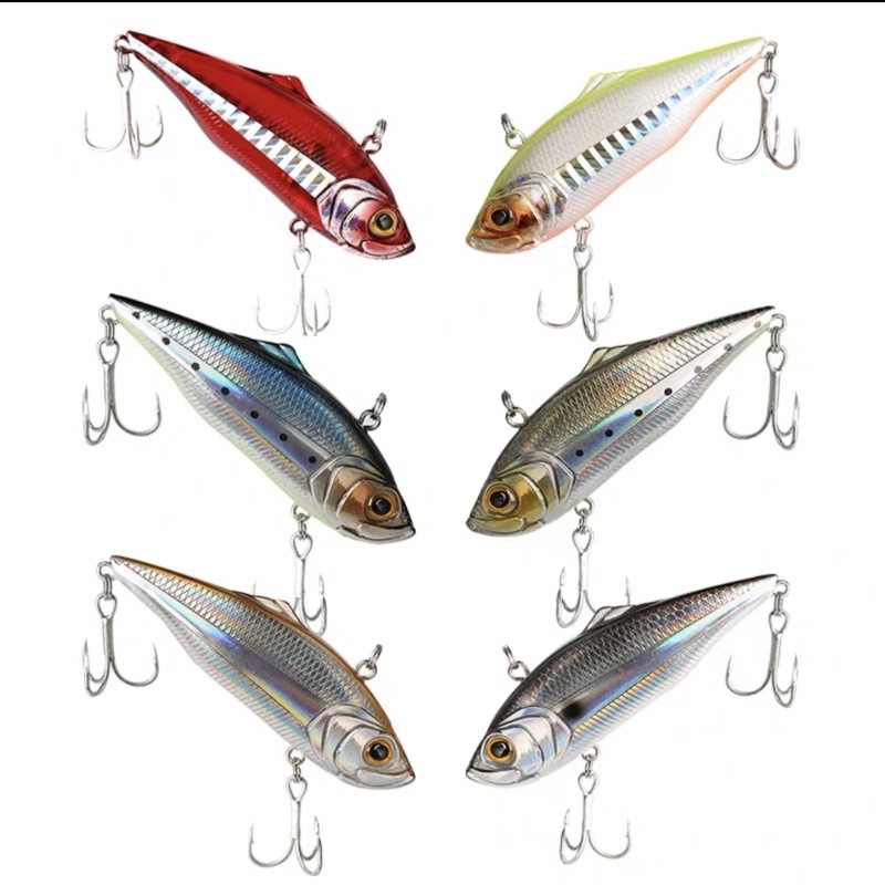 Mồi giả câu cá KINGDOM LURE VIB VR60 chuyên chẽm, lóc, mú mồi chìm 10,9g