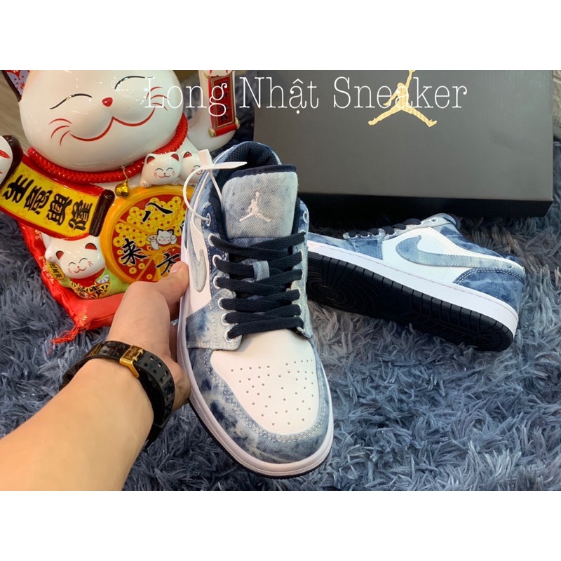 Giày Sneaker Jd Bò Loang Giày Thể Thao Nam Nữ Thấp Cổ Full Phụ Kiện