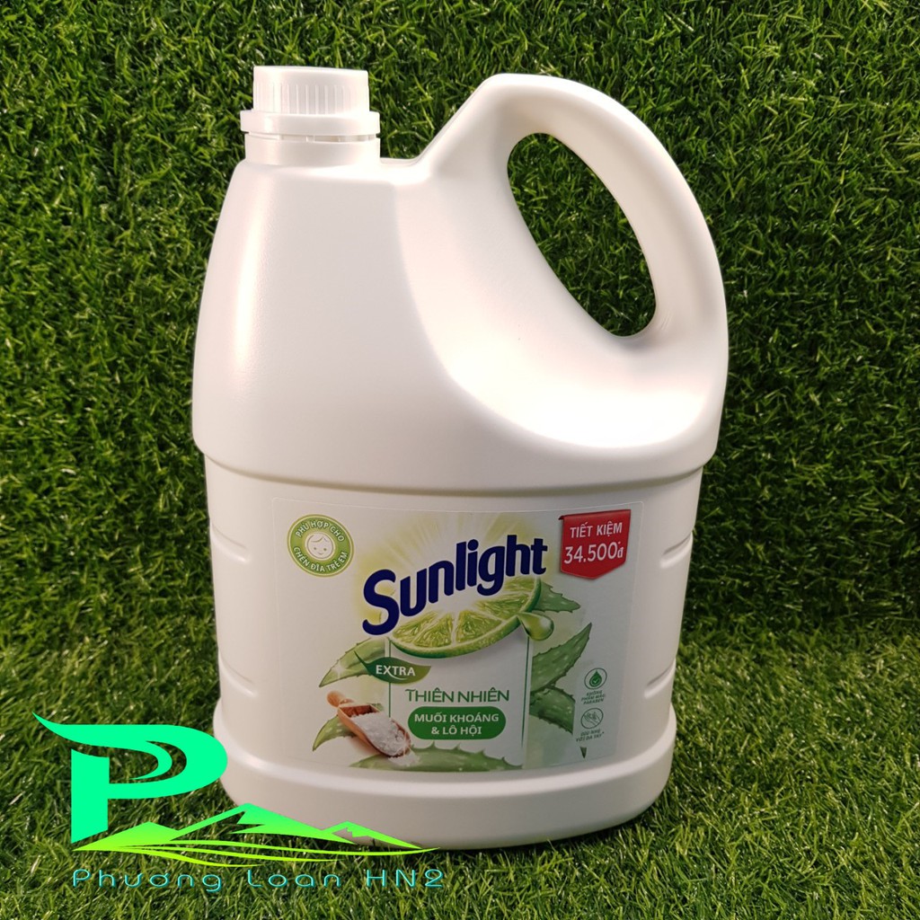 Nước rửa chén Sunlight thiên nhiên can 3,6 kg
