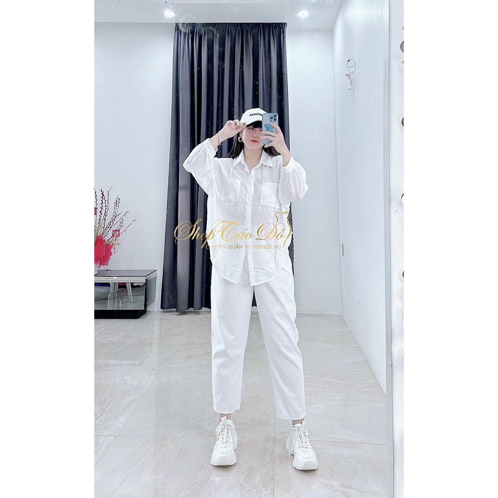 (TÁO ĐỎ BIGSIZE 55-90KG) QUẦN BAGGY KAKI TRƠN FORM CHUẨN CỰC CHẤT Q1 ( ảnh thật shop chụp 100%) 🥰🥰🥰