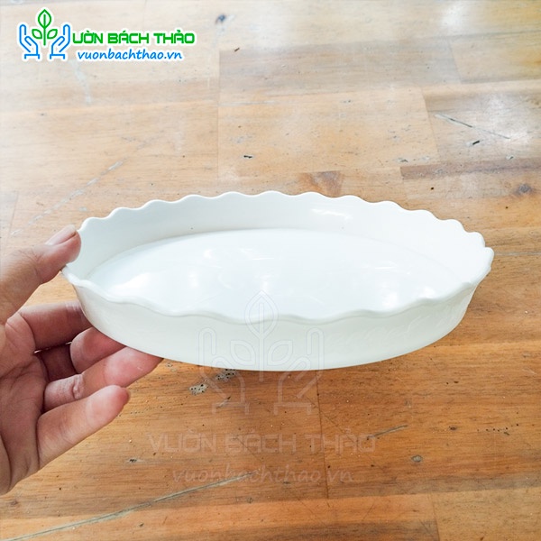 Dĩa nhựa lót chậu tròn đủ kích thước
