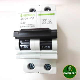 Thiết bị đóng cắt mcb dc 2p 500vdc energy - mcb dc 2p 20a ,32a, 63a - thiết bị điện energy