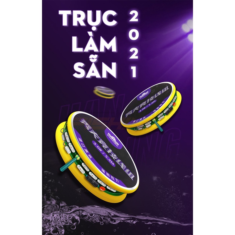 Bộ trục Handing 2021 vỏ tím (Hộp 2c)