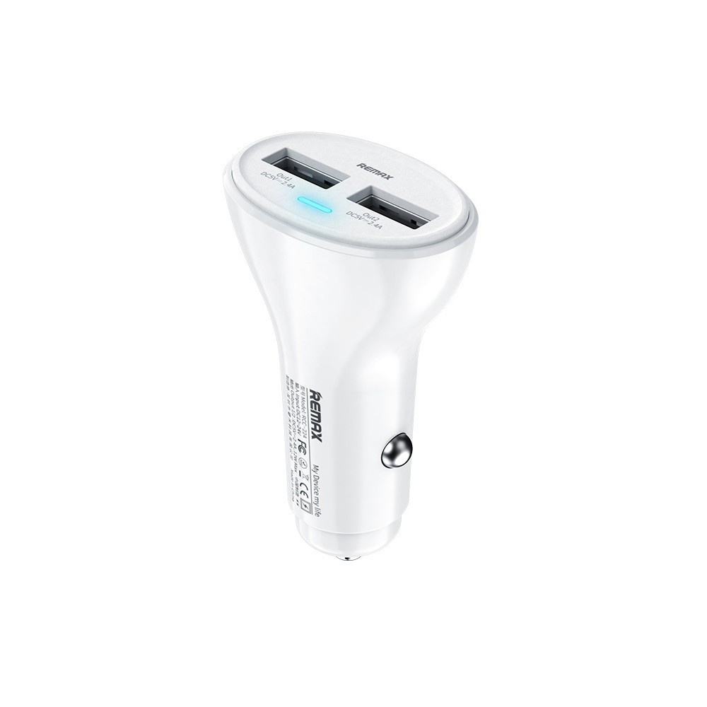 🎁Xả 3 ngày🎁 Củ Sạc Ô Tô 2 cổng USB Remax RCC-224