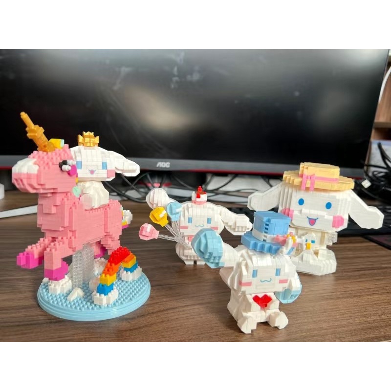 Mô Hình Cinnamoroll Unicorn Lắp Ráp 3D