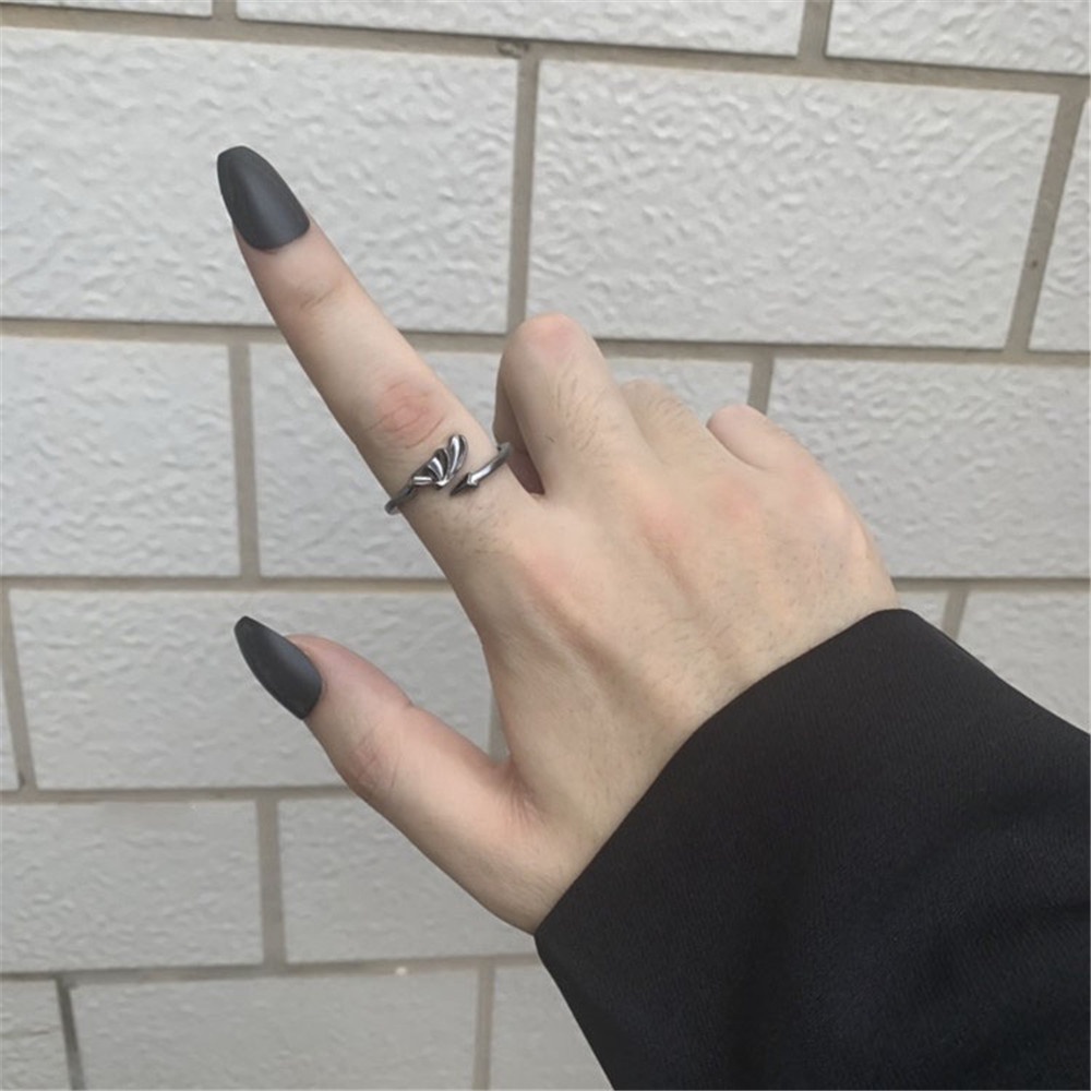 Nhẫn Đôi Hình Rồng Phong Cách Gothic Punk Cho Nam Và Nữ