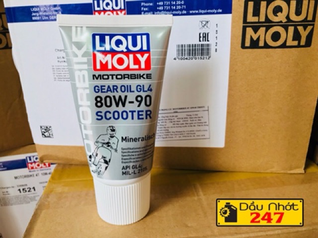 Nhớt láp/hộp số xe tay ga Liqui Moly 80w90