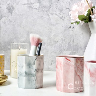 Lọ đựng cọ trang điểm bằng sứ