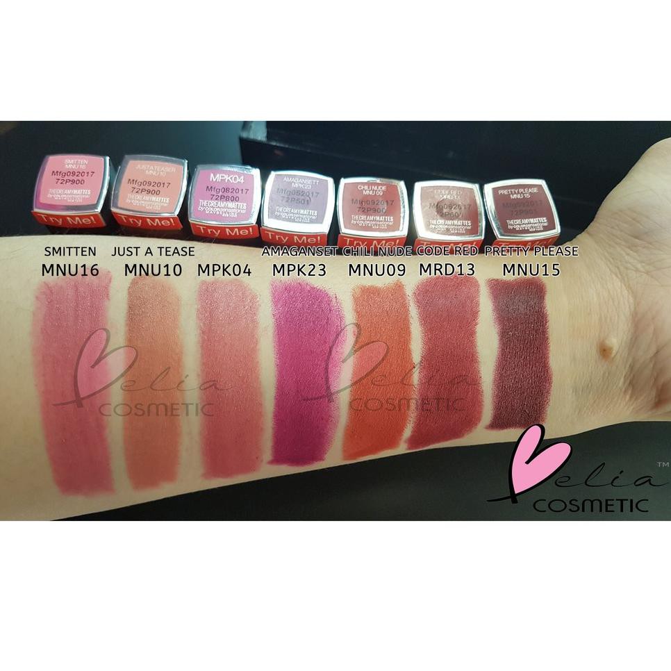 (Hàng Mới Về) 1 Son Lì Maybelline Trang Điểm Lâu Trôi Không Thấm Nước