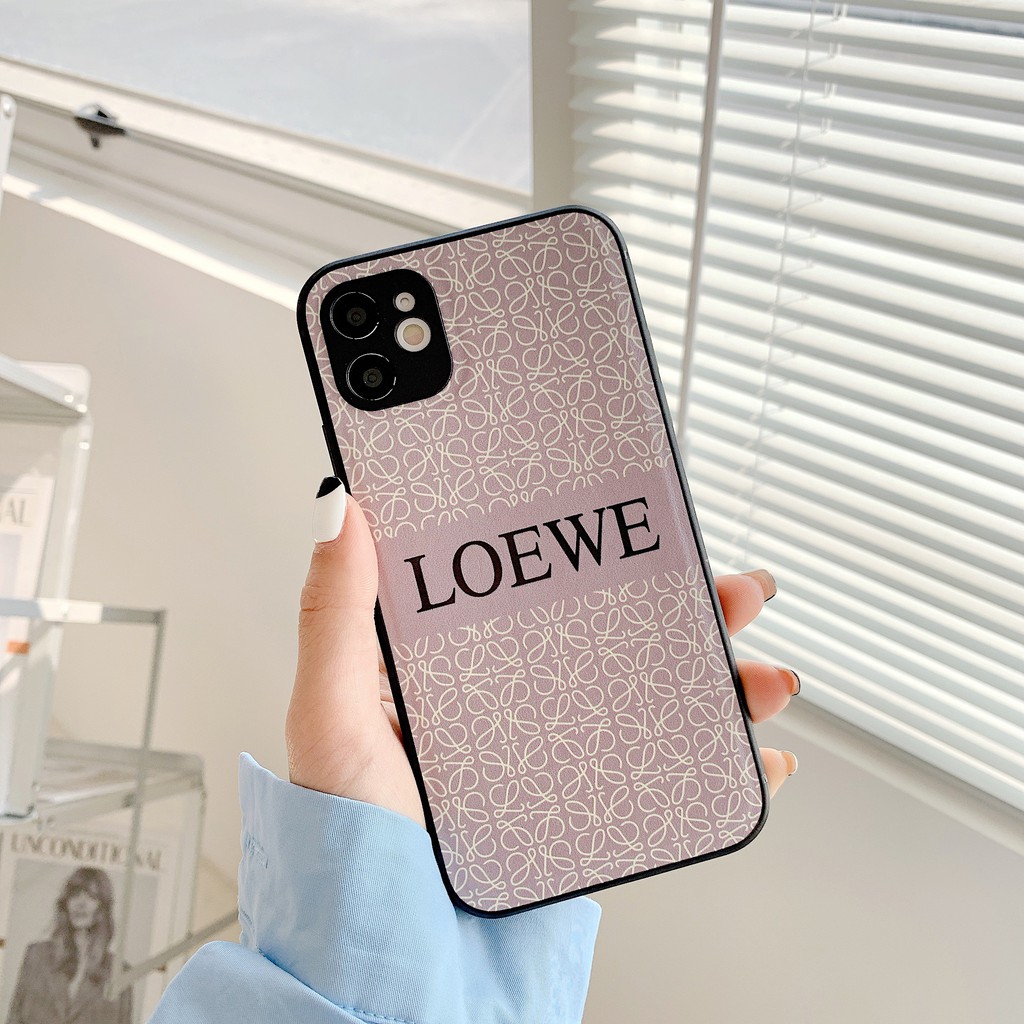 Ốp điện thoại in chữ Loewe thời trang cho iPhone12 iPhone7/8/se2 iPhone7plus/8plus iPhonex/xs iPhonexsmax 11