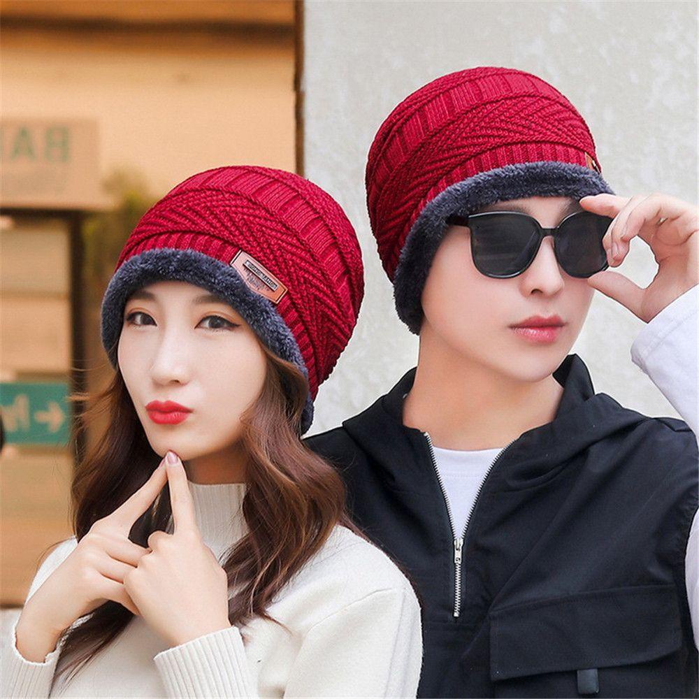 EUCA Mũ beanie Kiêm Khăn Choàng Cổ Mềm Mại Giữ Ấm