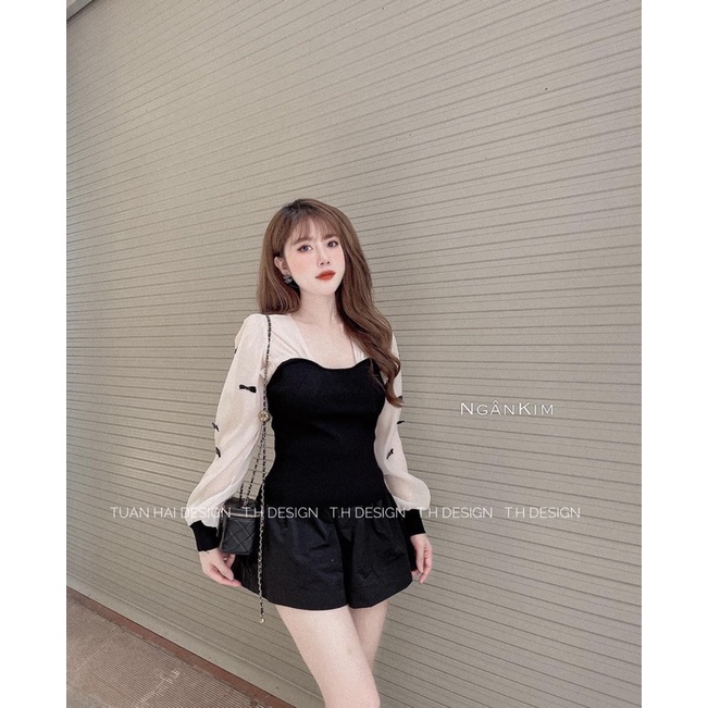 áo xinh đính nơ