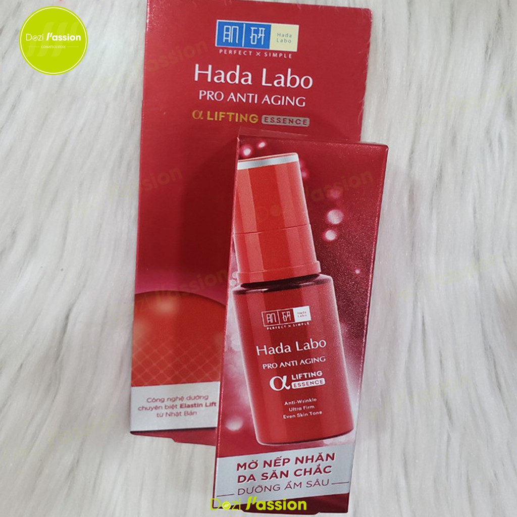 Tinh Chất Hada Labo Chuyên Biệt Chống Lão Hóa Màu Đỏ - Hada Labo Pro Anti Aging α Lifting Essence 30ml