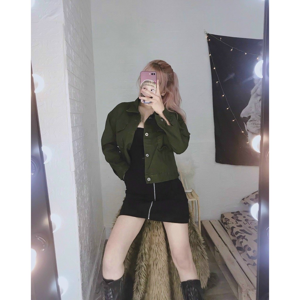 [SP BÁN CHẠY] Áo khoát kaki túi hộp SÀNH ĐIỆU TV183210