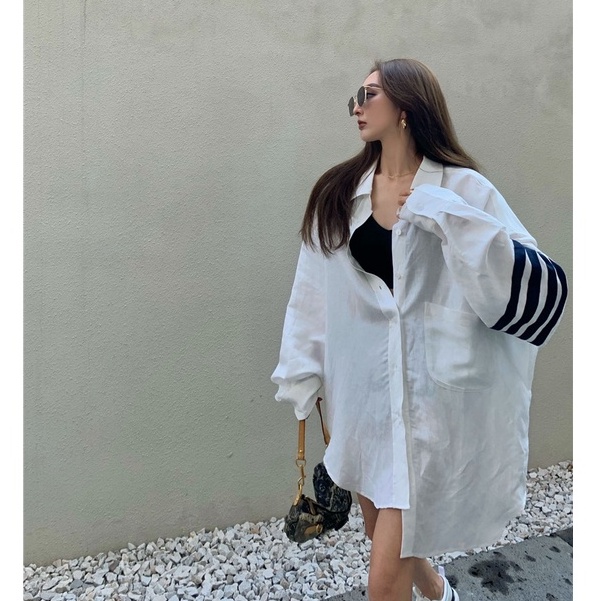 Áo Hai Dây / Quần Đùi / Áo Sơ Mi Thể Thao Dáng Rộng Thời Trang Cá Tính Cho Nữ | BigBuy360 - bigbuy360.vn