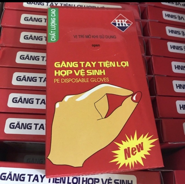 Găng tay ni long dùng 1 lần tiện lợi (80-100 chiếc/ hộp)