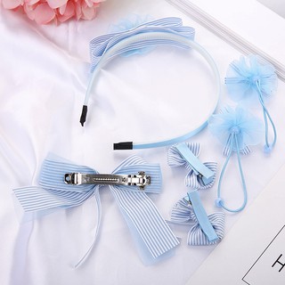 Set 6 kẹp tóc băng đô cho bé gái
