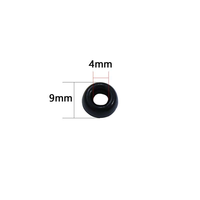 Set 100 hạt nhựa acrylic 9x6mm dùng làm trang sức thủ công