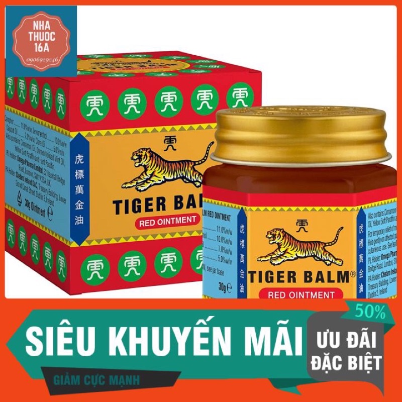 DẦU CÙ LÀ TIGER BALM - DẦU NÓNG SINGAPORE - CHÍNH HÃNG CÔNG TY