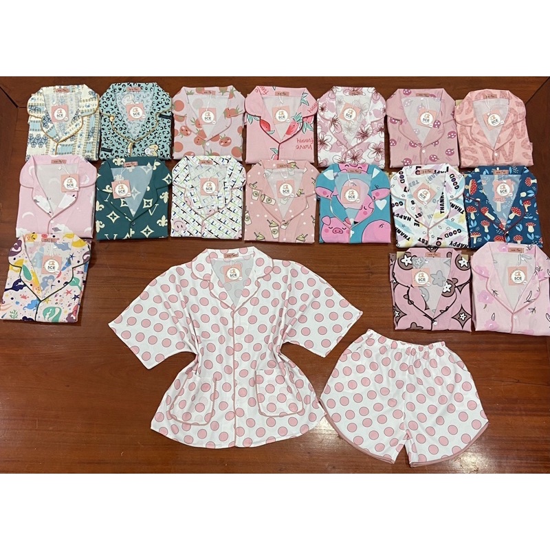bộ pijama đùi cánh rơi