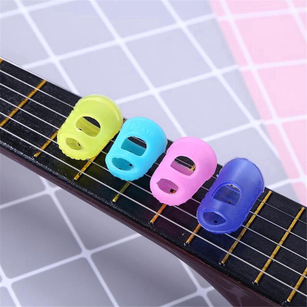 Dụng Cụ Bảo Vệ Ngón Tay Khi Chơi Đàn Guitar Bằng Silicon