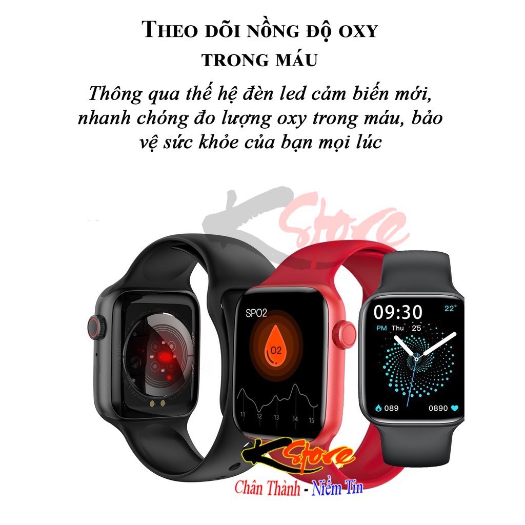 Đồng hồ thông minh❤️❤️Vòng đeo tay thông minh Nam Nữ❤️❤️Smart watch Seri 6 chống nước giá rẻ nghe gọi 2 chiều bluetooth