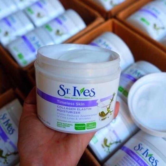 Kem dưỡng ẩm St.Ives Timeless Skin Collagen Elastin Facial Móiturize 283g | BigBuy360 - bigbuy360.vn