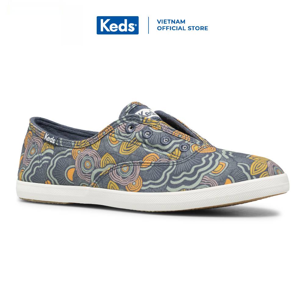 Giày Keds Nữ - Chillax Organic Twill Ripple - KD065435