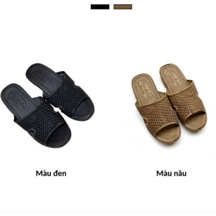 Dép tổ ong đen và nâu đi trong nhà ,nhà tắm , văn phòng, chống trơn trượt