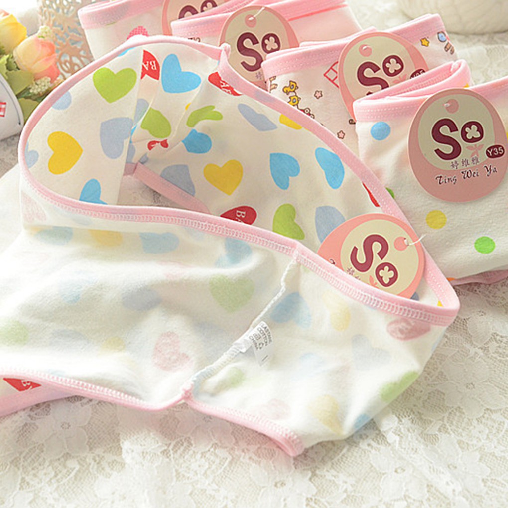 Quần lót cotton nữ in hoạt hình