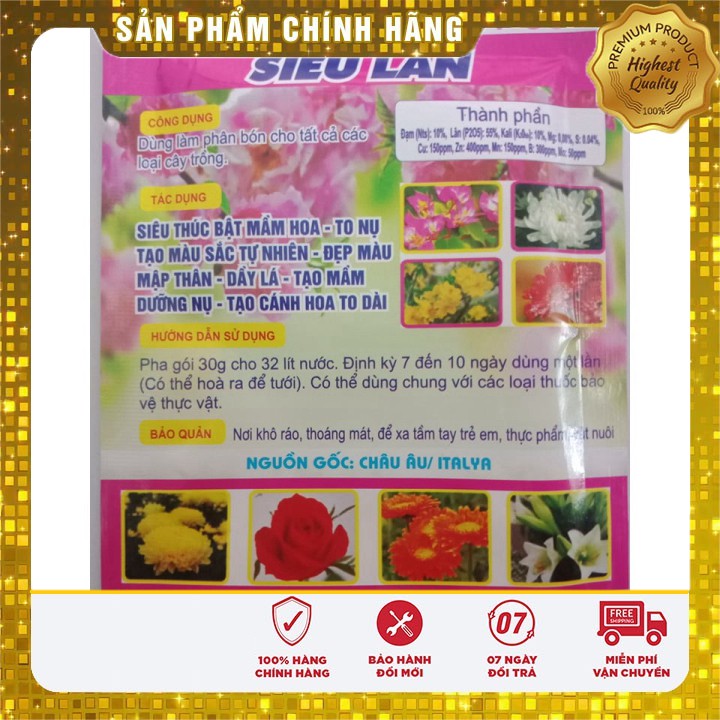 Phân bón cao cấp Trolax giữ hoa lâu tàn - P55 ( 30gr)