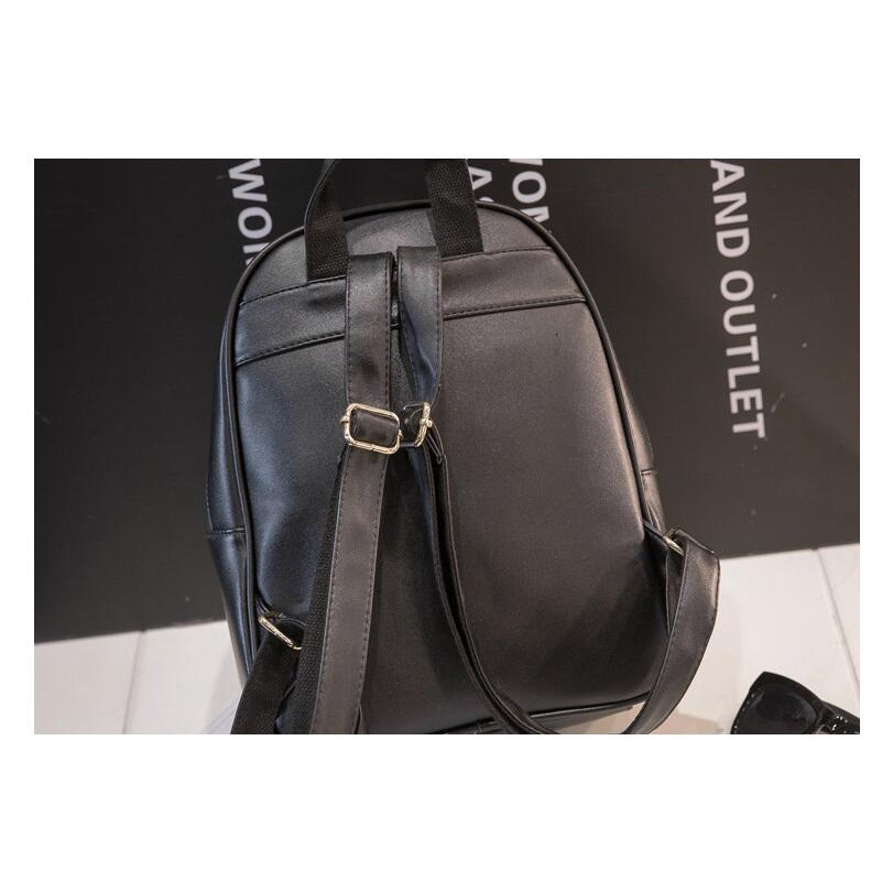 Balo Chuwanglin Từ Da PU Thời Trang Dễ Phối Đồ Phong Cách Harajuku Chất Lượng Cao Dành Cho Nữ