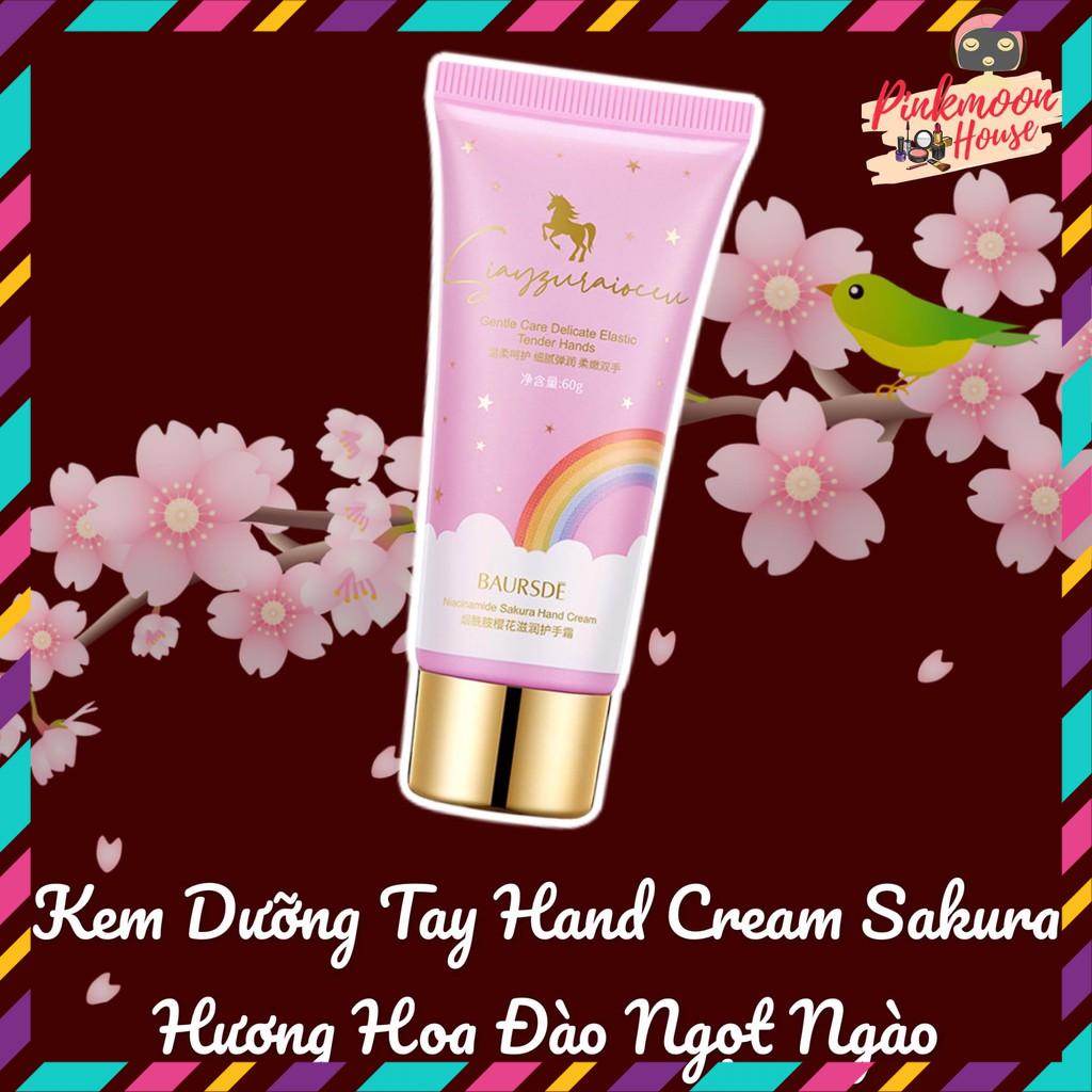 KEM DƯỠNG TAY HOA ĐÀO SIÊU THƠM DƯỠNG MỊN DA