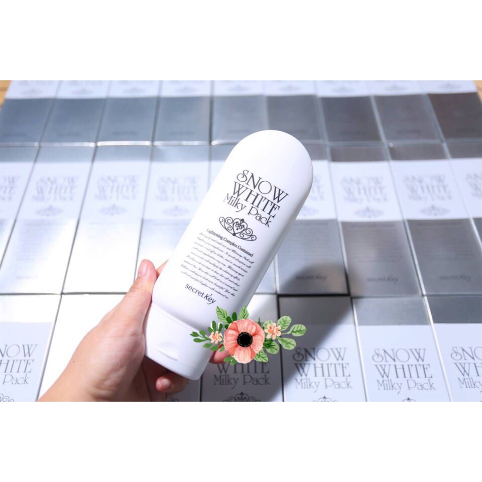 dưỡng trắng da body và mặt cao cấp snow white milky pack Hàn Quốc ( Hàng chính hãng-siêu rẻ)