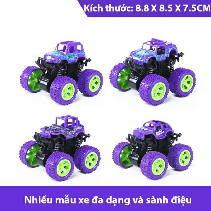 Xe đồ chơi - xe địa hình quán tính bánh đà đẩy tay không dùng pin