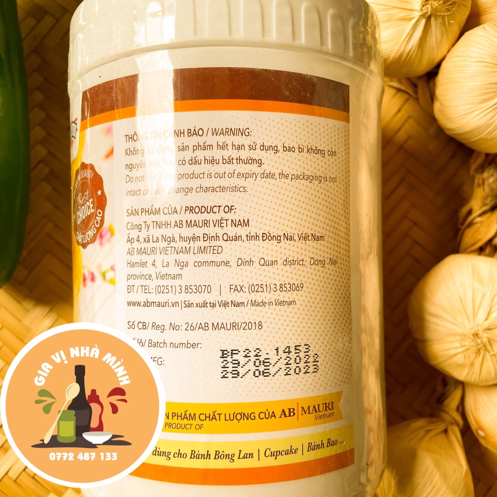 BỘT NỔI MAURI -BỘT NỔI LÀM BÁNH 1KG
