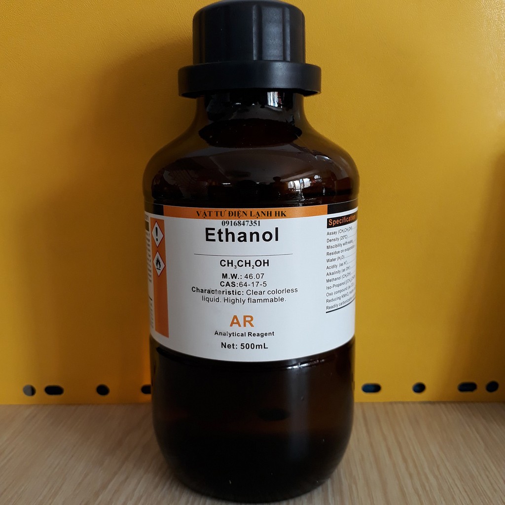 Dầu nghẹt chống nghẽn tắc ẩm - Cồn lạnh dùng trong kỹ thuật điện lạnh - Methanol 500ml
