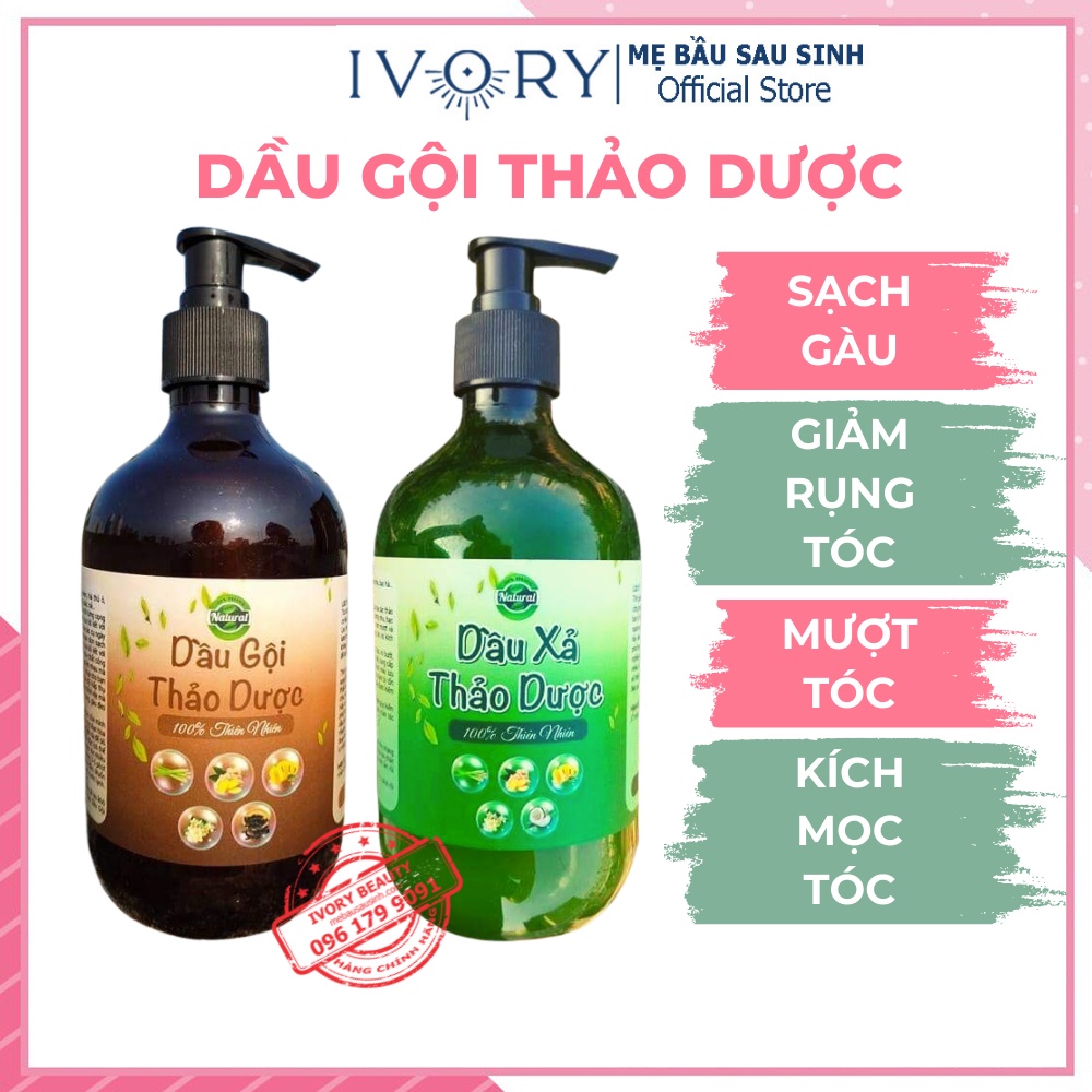 Dầu Gội Thảo Dược THIÊN NHIÊN 500ml Dầu Gội Bồ Kết Cô Đặc Handmade Mượt Tóc Chăm Sóc Tóc Sạch Gàu Ngừa Rụng Kích Mọc Tóc