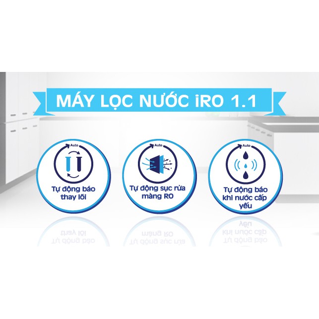 Máy lọc nước 9 cấp Karofi iRO 1.1 K9I-1A-AQL, màng Aqualast