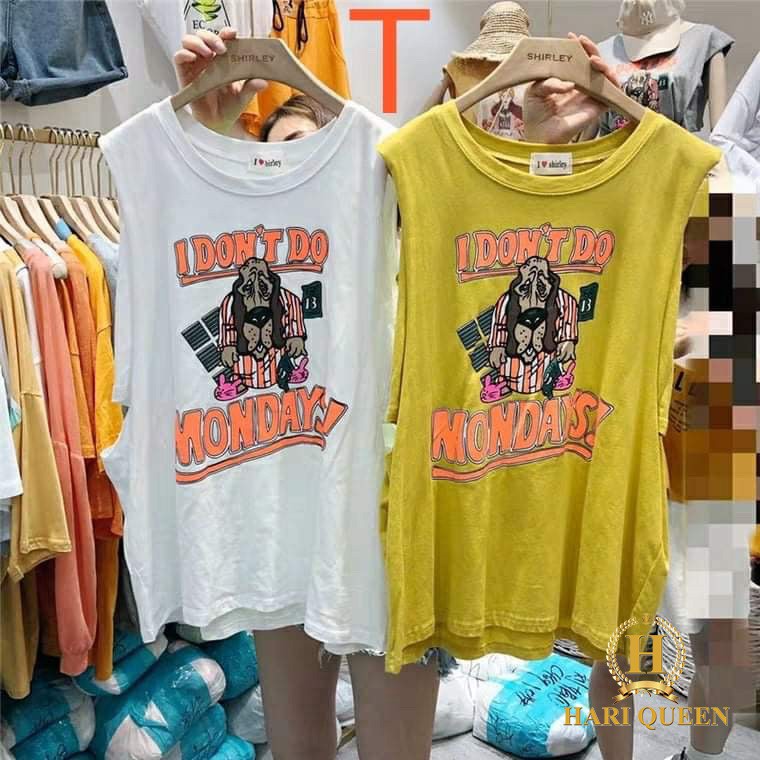 [FREESHIP ĐƠN TỪ 50K] Áo tanktop cún Mondays DTR0320