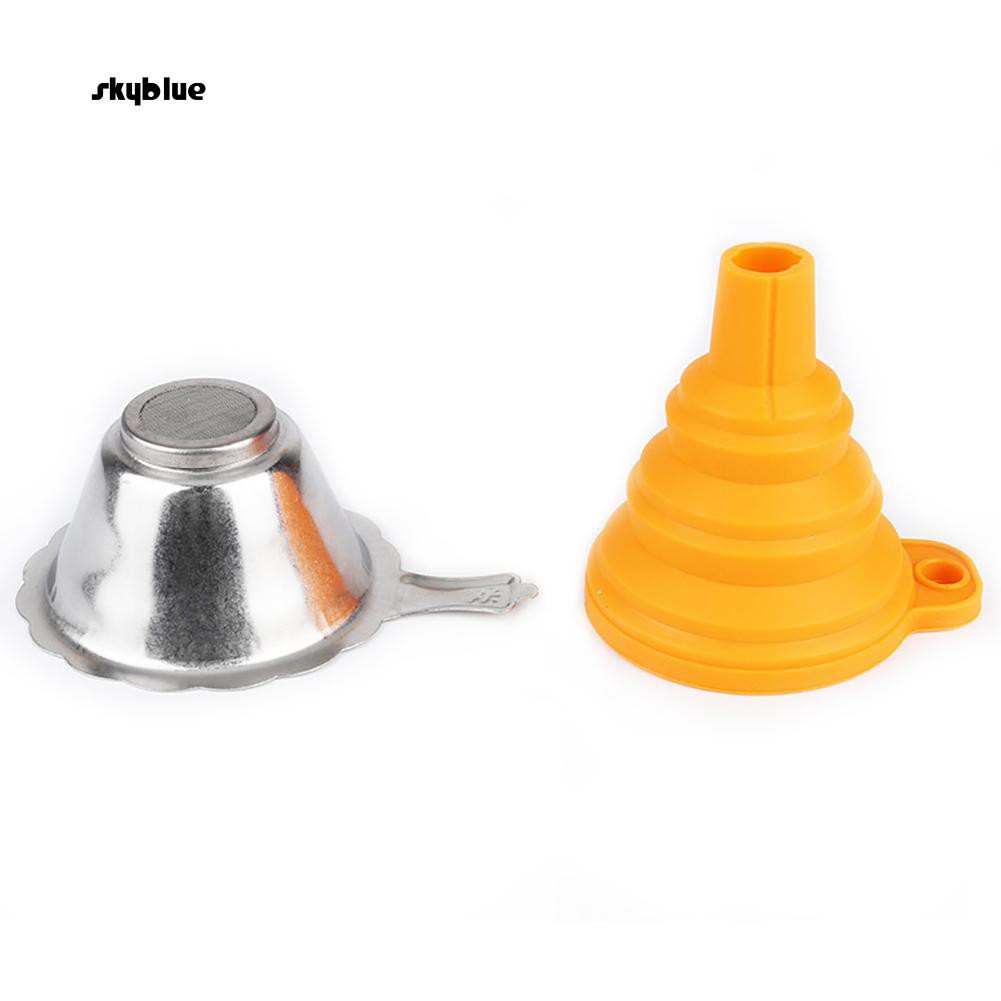 Set 2 món cốc lọc kim loại + phễu silicon cho máy in 3D ANYCUBIC Photon SLA | BigBuy360 - bigbuy360.vn