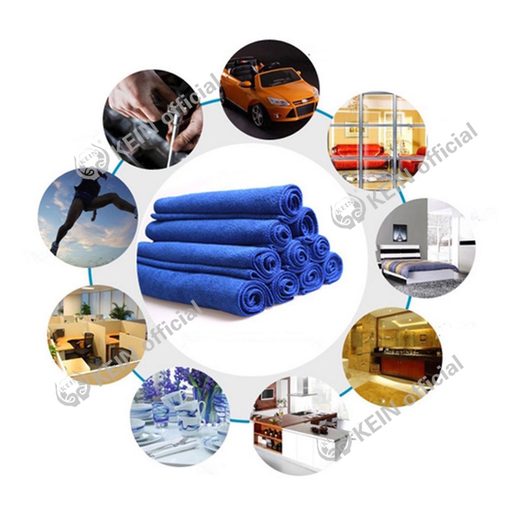 Khăn Lông Cừu San Hô 30x30cm Thấm Hút Tốt Vệ Sinh Xe Hơi/Nhà Cửa Tiện Dụng