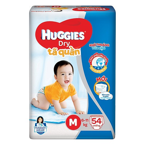 Bộ 3 tã quần Huggies Pants Big Jumbo M54/L48/XL42/XXL38