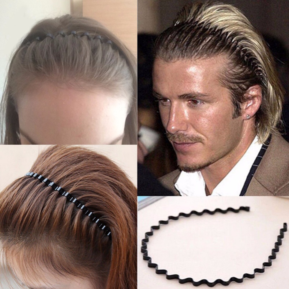 Cài tóc thiết kế gợn sóng đơn gainr thời trang cho Unisex